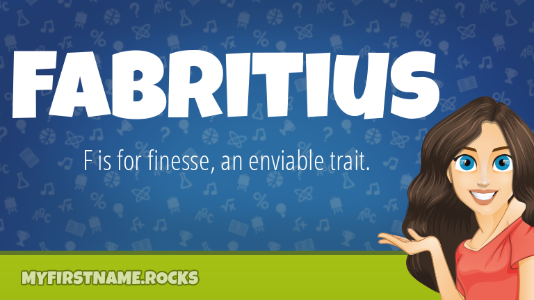 My First Name Fabritius Rocks!