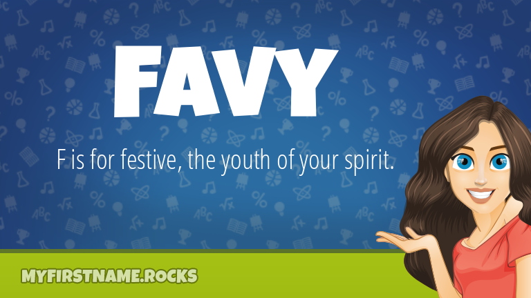 My First Name Favy Rocks!
