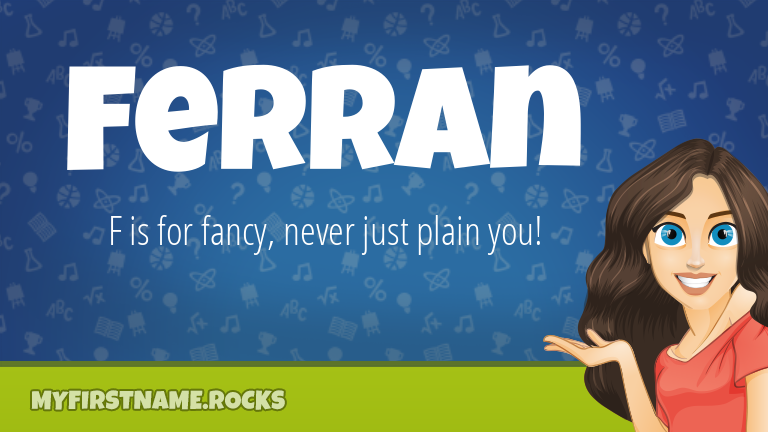 My First Name Ferran Rocks!