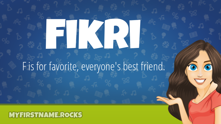 My First Name Fikri Rocks!