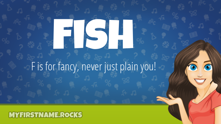 My First Name Fish Rocks!