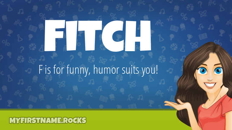 My First Name Fitch Rocks!