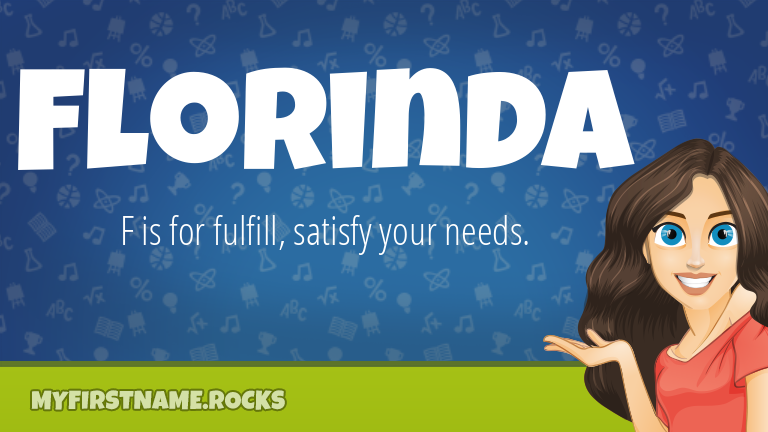 My First Name Florinda Rocks!