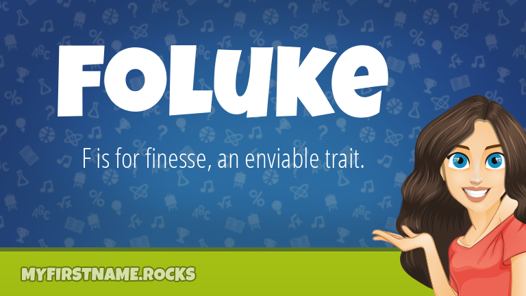 My First Name Foluke Rocks!