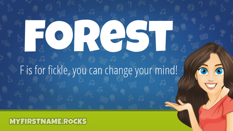 My First Name Forest Rocks!