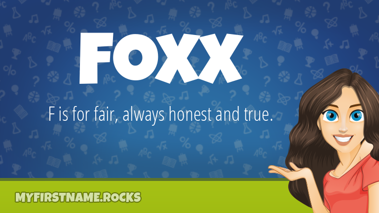 My First Name Foxx Rocks!