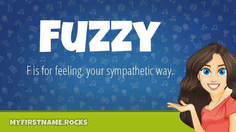 My First Name Fuzzy Rocks!