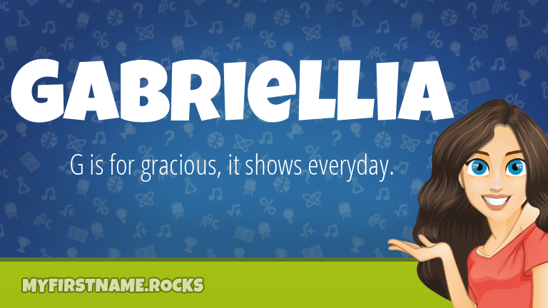 My First Name Gabriellia Rocks!