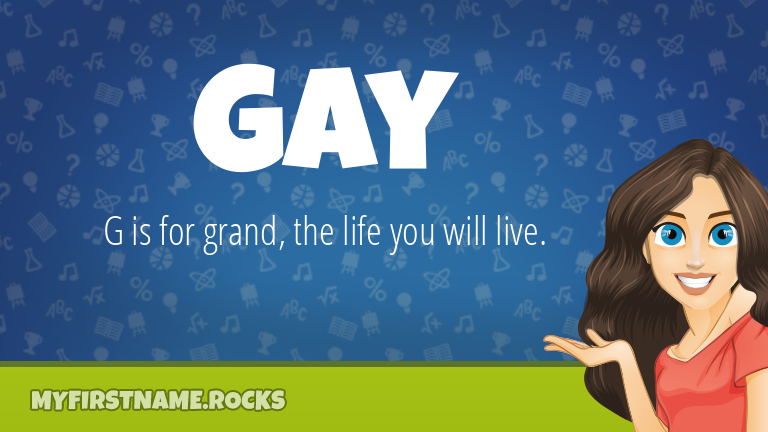 My First Name Gay Rocks!