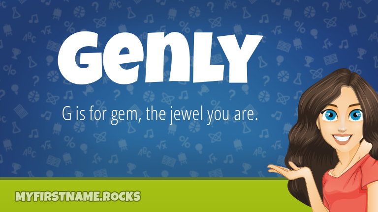 My First Name Genly Rocks!