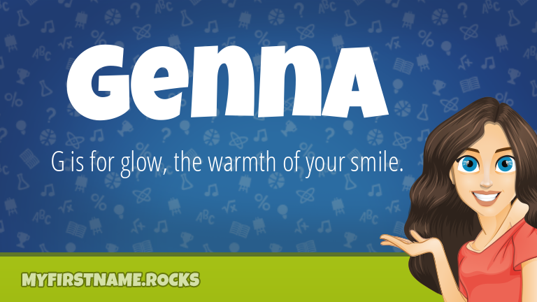 My First Name Genna Rocks!