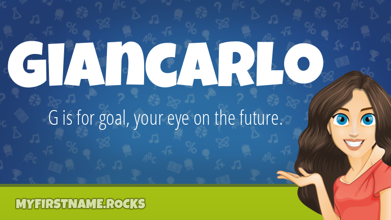 My First Name Giancarlo Rocks!