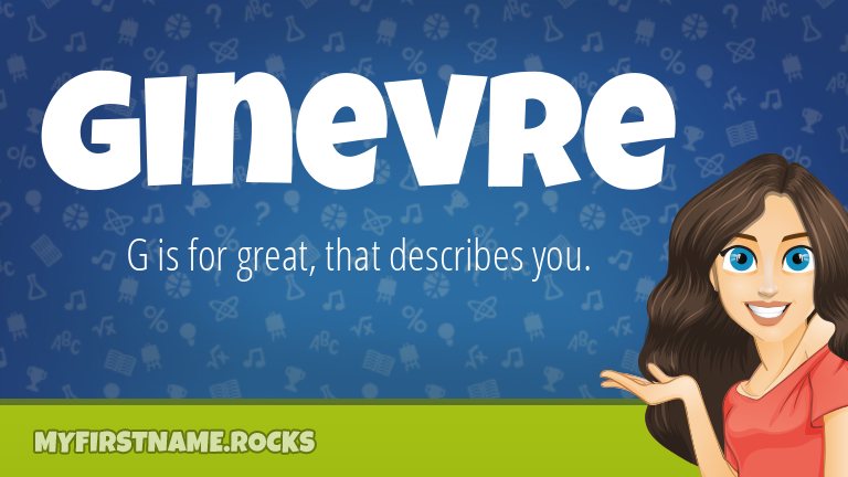 My First Name Ginevre Rocks!