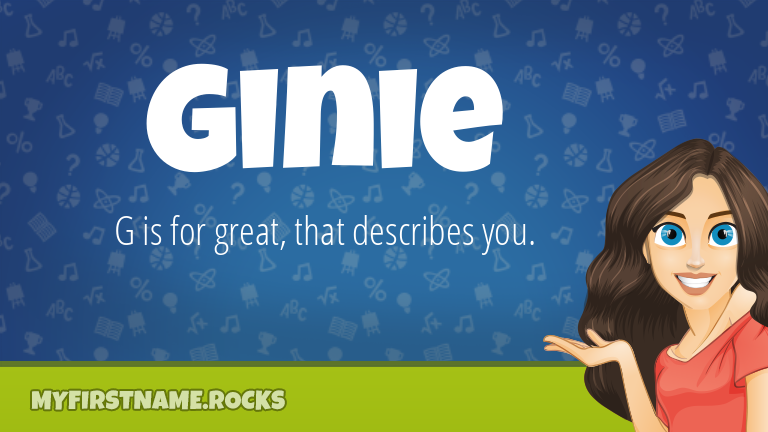 My First Name Ginie Rocks!