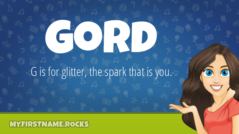 My First Name Gord Rocks!