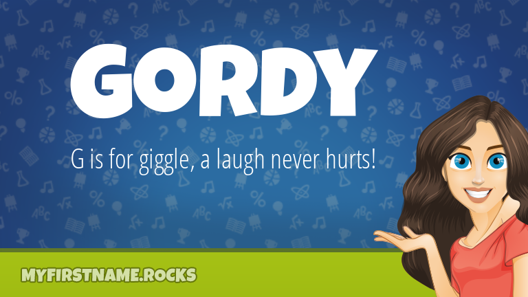 My First Name Gordy Rocks!