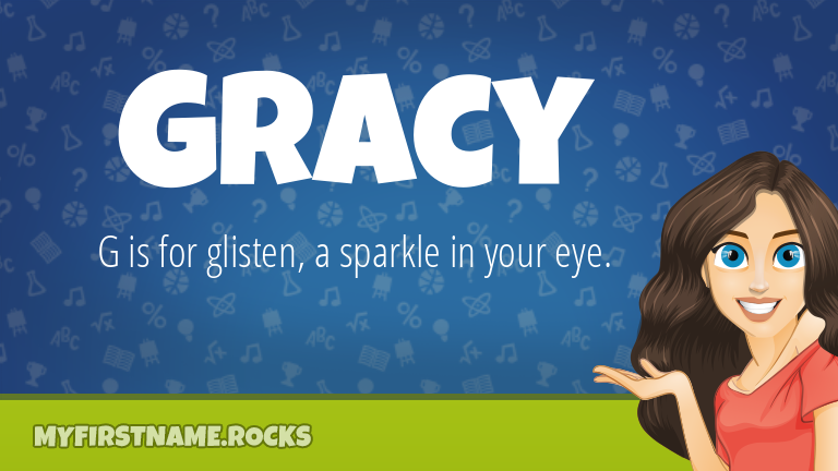 My First Name Gracy Rocks!