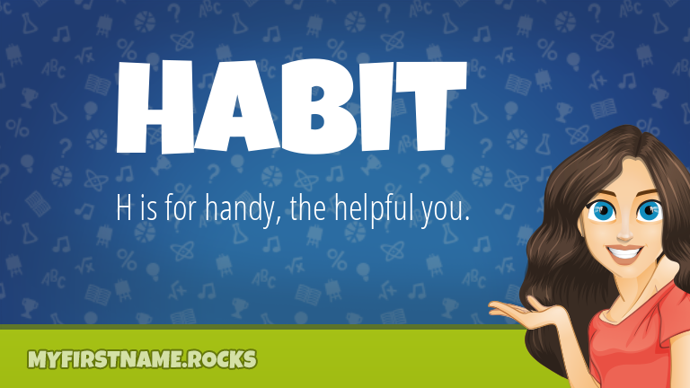 My First Name Habit Rocks!
