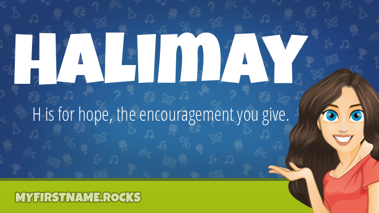My First Name Halimay Rocks!