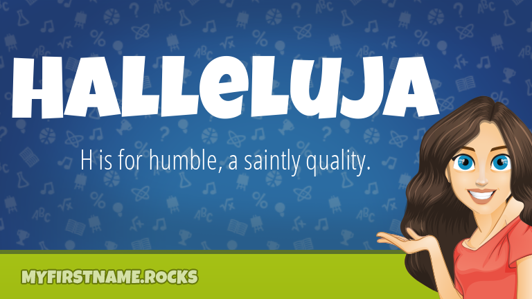 My First Name Halleluja Rocks!
