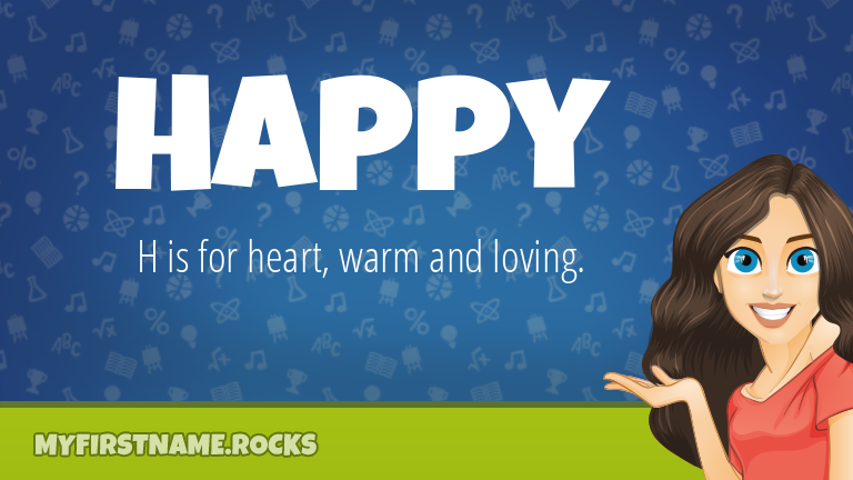 My First Name Happy Rocks!
