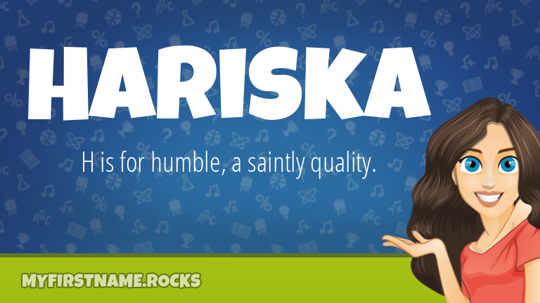 My First Name Hariska Rocks!