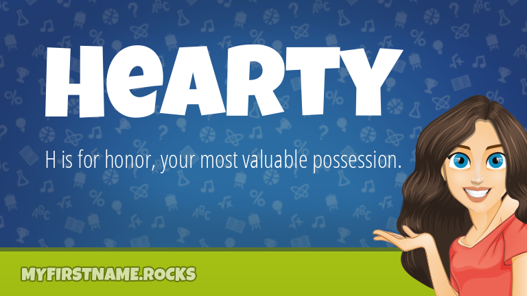 My First Name Hearty Rocks!