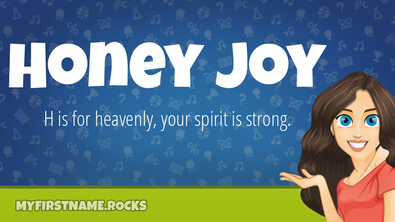 My First Name Honey Joy Rocks!
