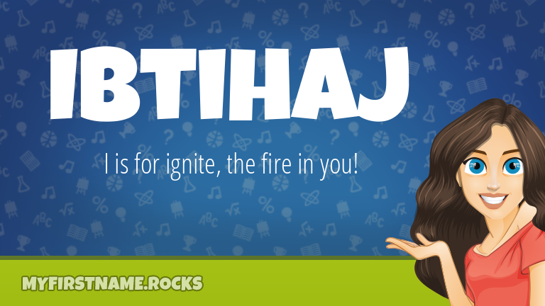 My First Name Ibtihaj Rocks!