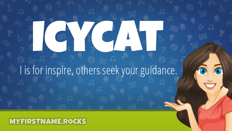 My First Name Icycat Rocks!