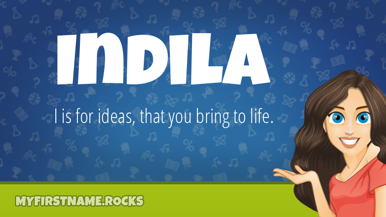My First Name Indila Rocks!