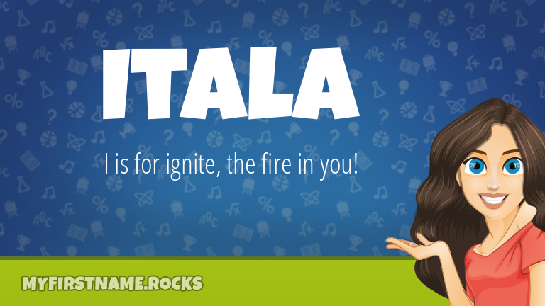 My First Name Itala Rocks!