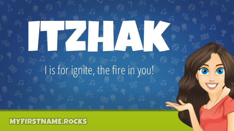 My First Name Itzhak Rocks!