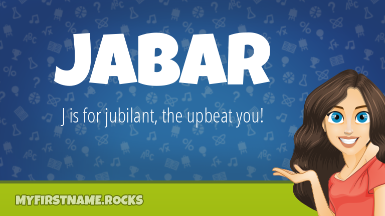 My First Name Jabar Rocks!