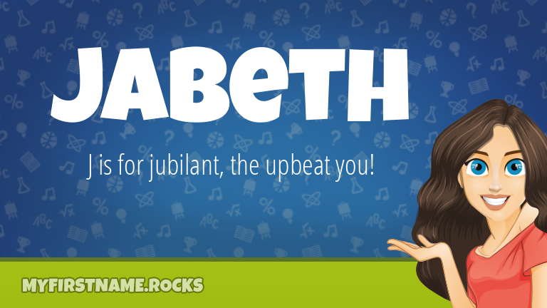 My First Name Jabeth Rocks!