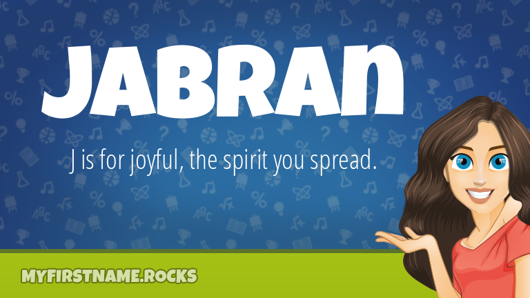 My First Name Jabran Rocks!