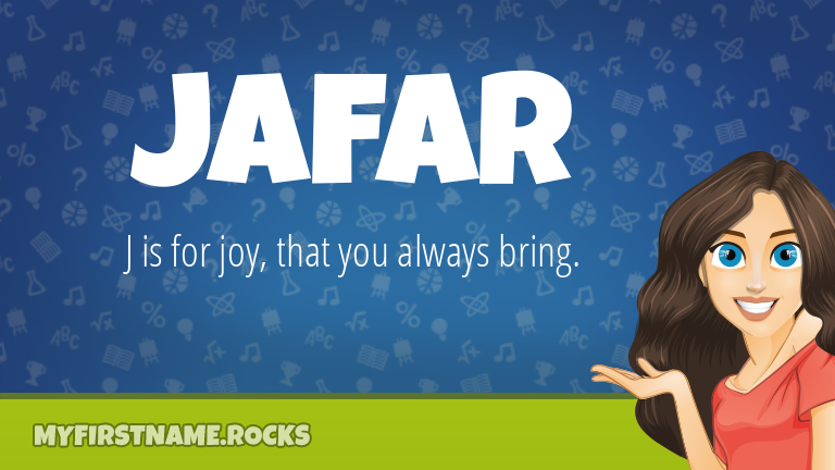 My First Name Jafar Rocks!
