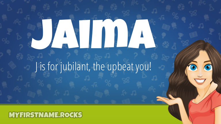 My First Name Jaima Rocks!
