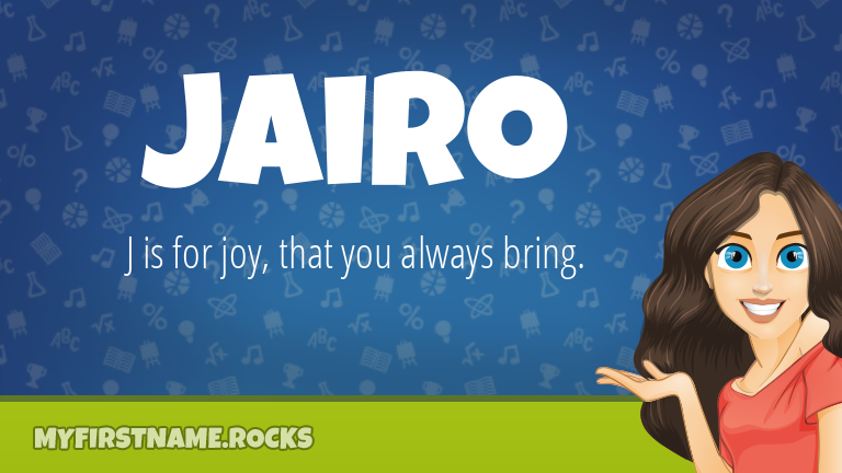 My First Name Jairo Rocks!