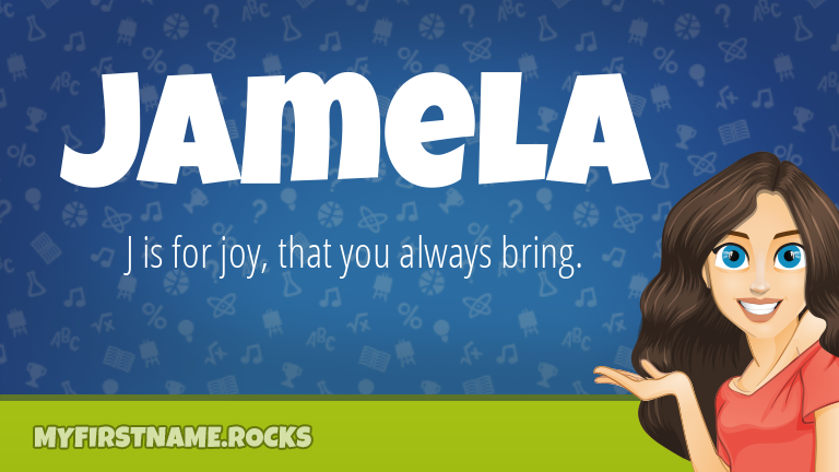 My First Name Jamela Rocks!