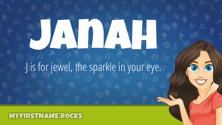 My First Name Janah Rocks!