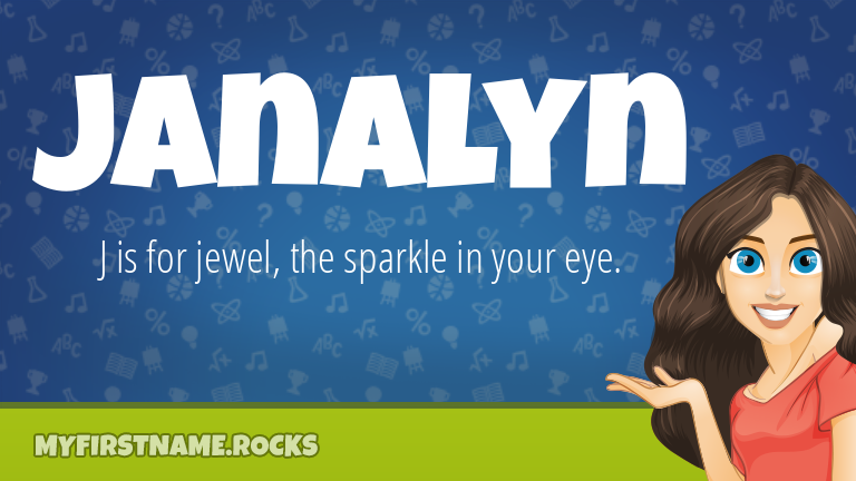 My First Name Janalyn Rocks!