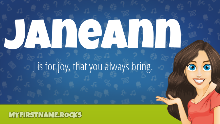 My First Name Janeann Rocks!