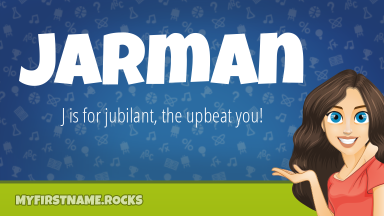 My First Name Jarman Rocks!