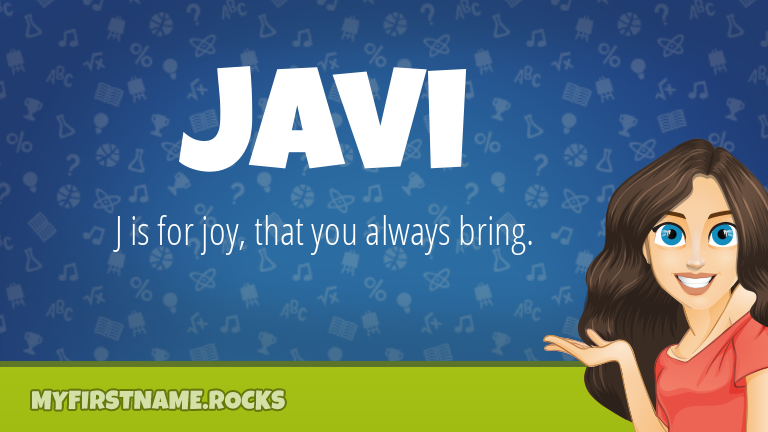 My First Name Javi Rocks!