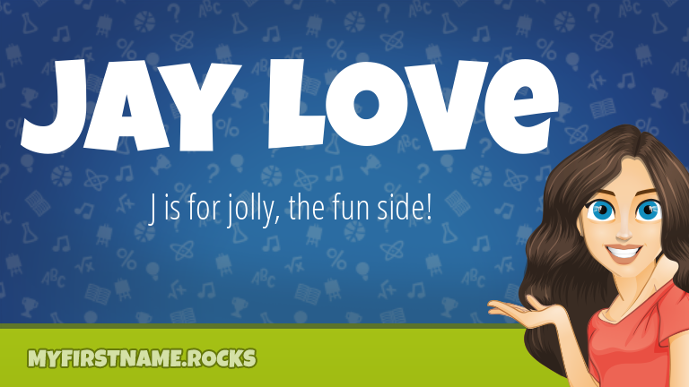 My First Name Jay Love Rocks!