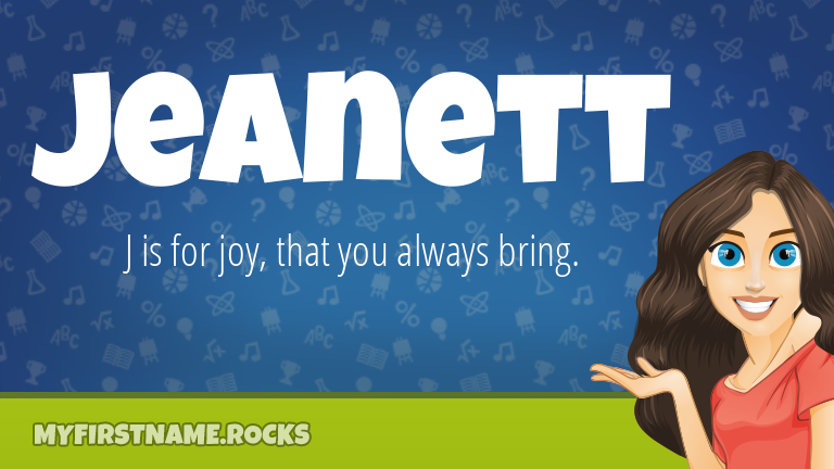 My First Name Jeanett Rocks!