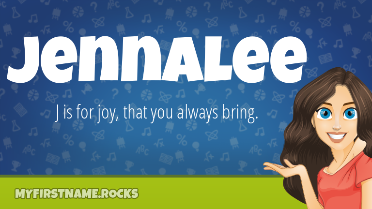 My First Name Jennalee Rocks!