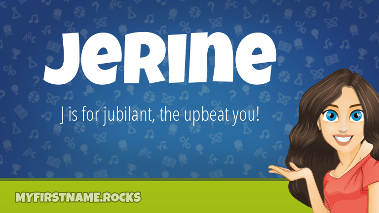 My First Name Jerine Rocks!