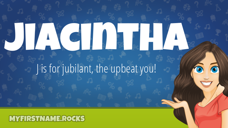My First Name Jiacintha Rocks!